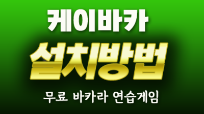 게임설치안내